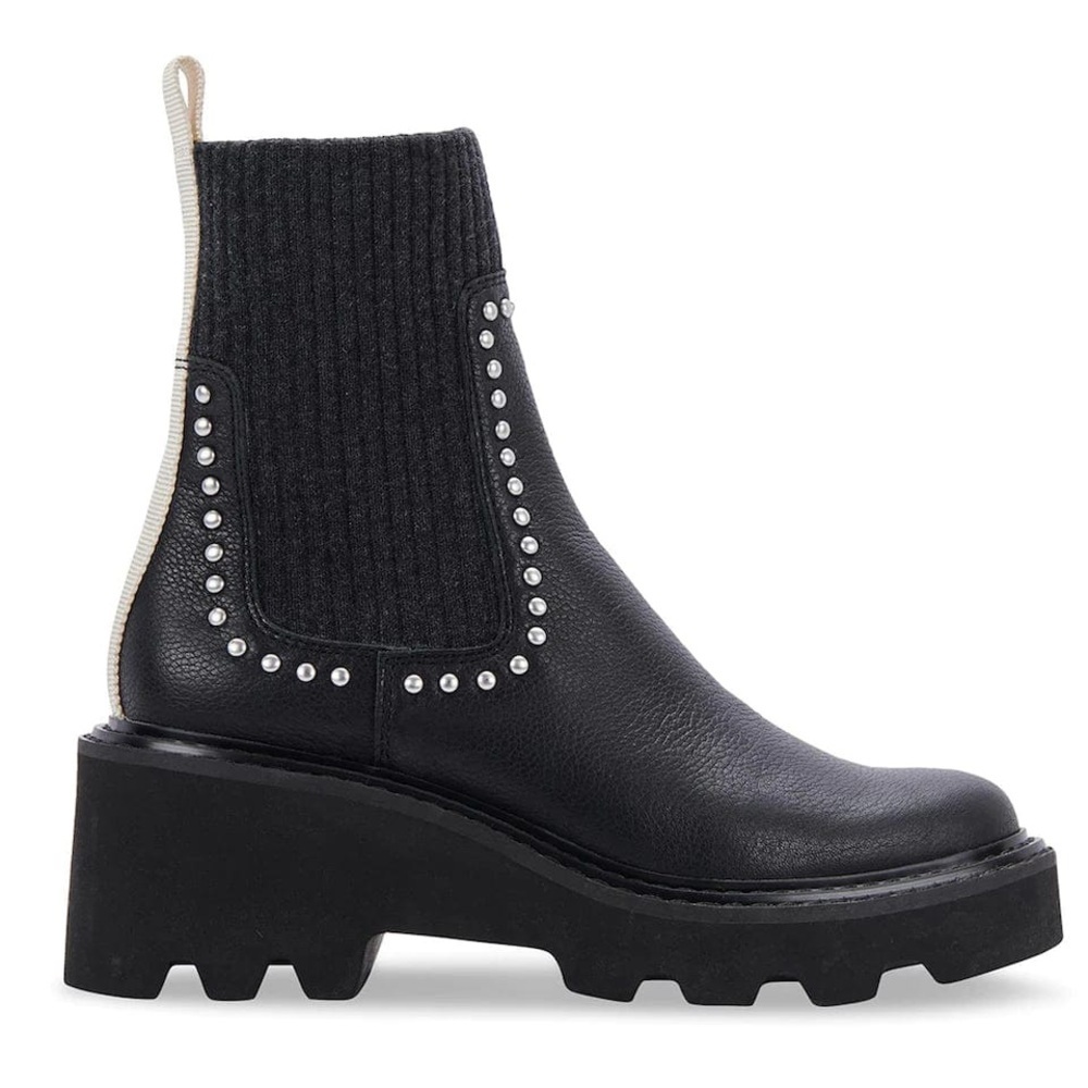 Dolce Vita Hoven Stud H2O Waterproof Bootie in Black Size 7